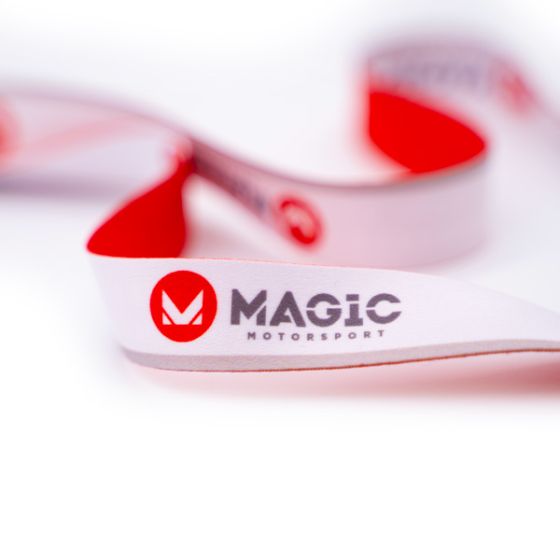 MMS Lanyard WHITE-RED